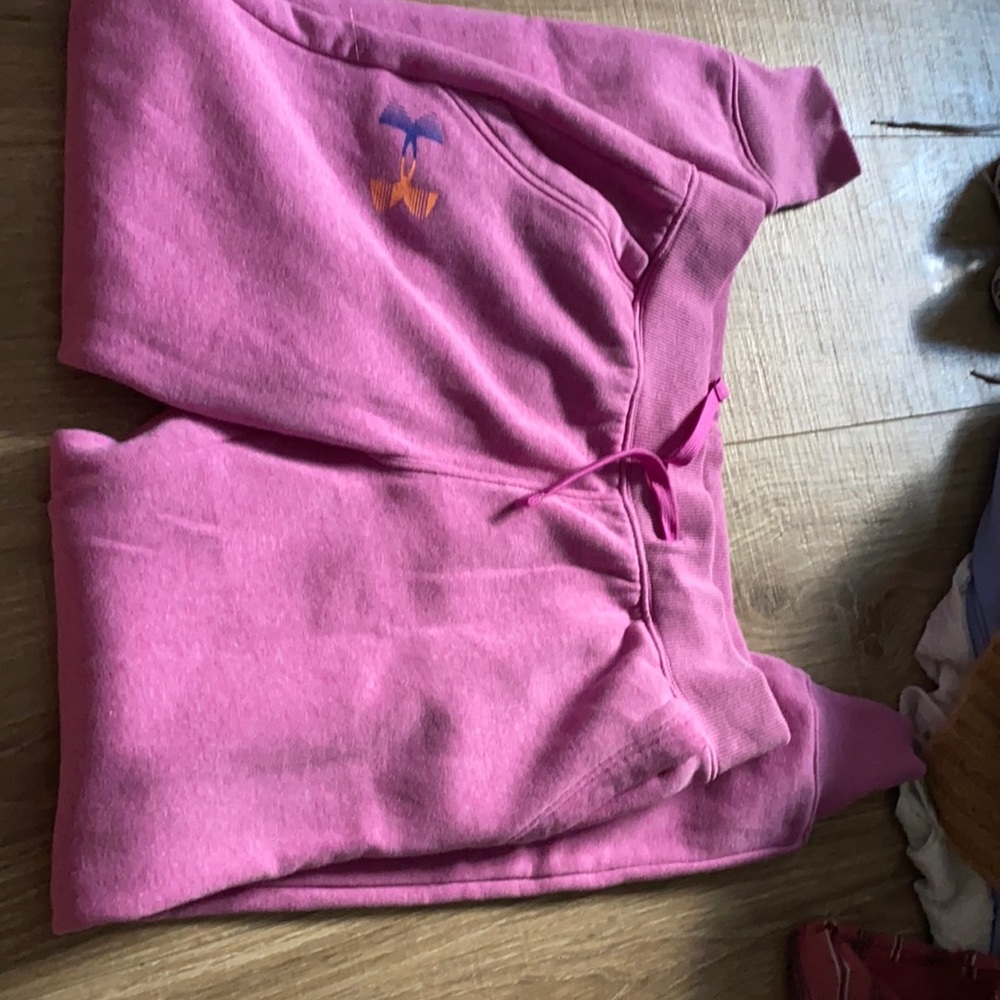 PINK UA SWEATPANTS